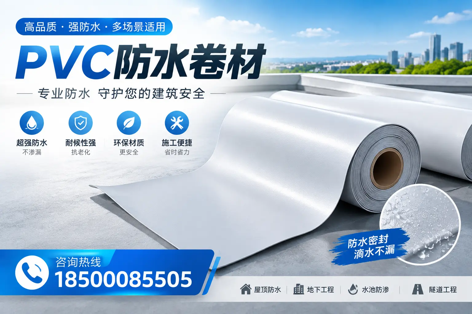 PVC防水卷材的市场竞争分析，龙岩品牌选择参考